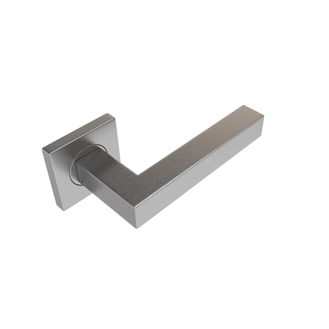 Sluitwerkpakketten met Deurkruk Squared 16 Regular RVS